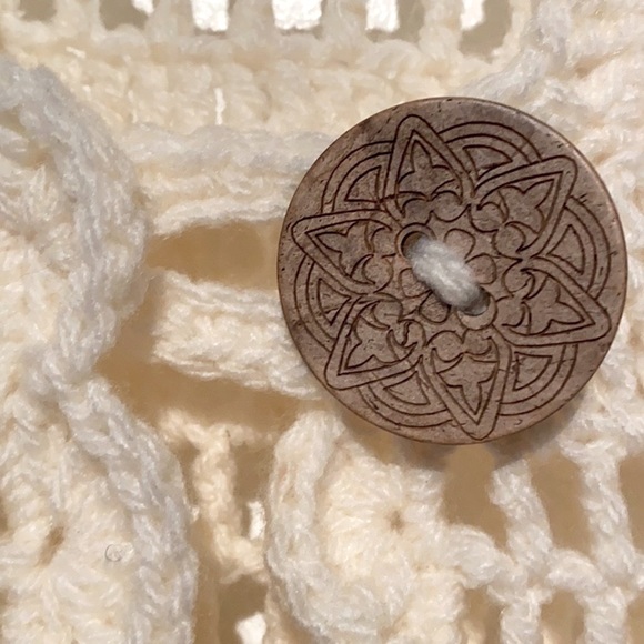 🆕 Artisan Crochet Sweater Cardigan … Gorgeous!!! NEW!!! - Picture 12 of 14